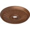 Ekena Millwork Berkshire Ceiling Medallion (Canopies up to 6 3/8"), 20 1/8"OD x 3 7/8"ID x 1 7/8"P, Polished Copper CM20BE1POS - alternate 2